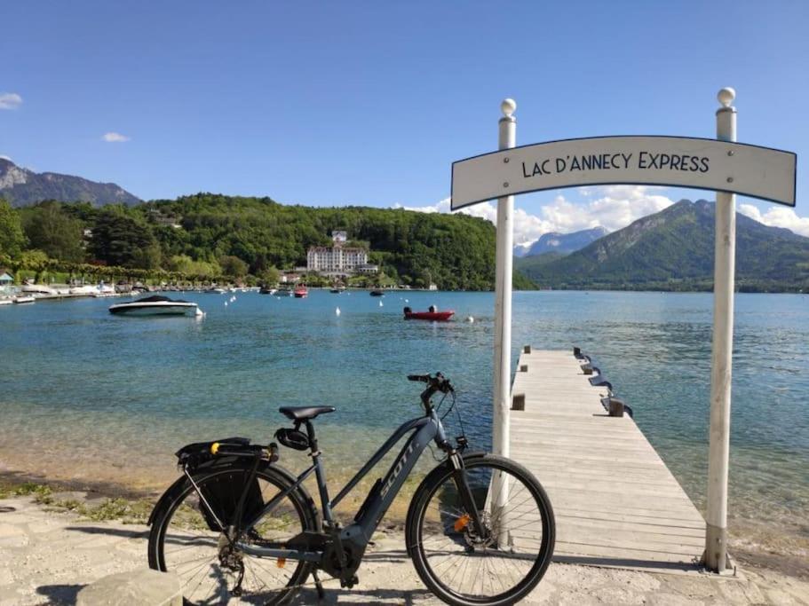 Bel Appartement Au Calme A 5 Minutes Du Village Menthon-Saint-Bernard Eksteriør bilde